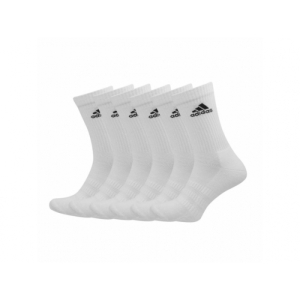 Ponožky - ADIDAS-CUSH CRW 6PP-White Biela 46/48