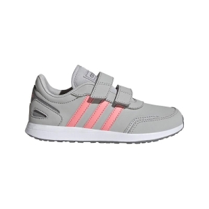 Detská rekreačná obuv - ADIDAS-VS Switch 3 C grey/white/pink Šedá 28
