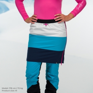 Dámska sukňa na skialp - NORTHFINDER-Polartec Alpha direct JARABA-skybluerose Modrá M