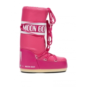Dámske vysoké zimné topánky - MOON BOOT-Icon Nylon bouganville Ružová 39/41