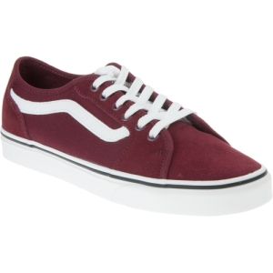Pánska vychádzková obuv - VANS-MN Filmore Decon (Suede/Canvas) port royal/white Červená 45 1