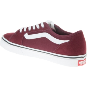 Pánska vychádzková obuv - VANS-MN Filmore Decon (Suede/Canvas) port royal/white Červená 45 2