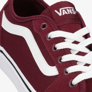 Pánska vychádzková obuv - VANS-MN Filmore Decon (Suede/Canvas) port royal/white Červená 45 4