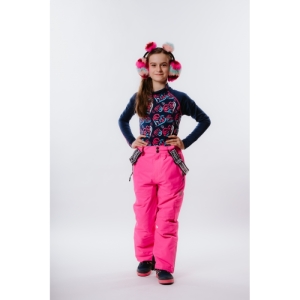 Detské lyžiarske nohavice - AUTHORITY KIDS-SP-KIDJO_pink Ružová 152/158