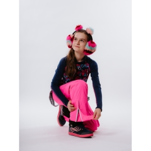 Detské lyžiarske nohavice - AUTHORITY KIDS-SP-KIDJO_pink Ružová 152/158 2