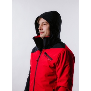 Pánska lyžiarska softshellová bunda - AUTHORITY-SJ-GEMINUS_red Červená XL 1