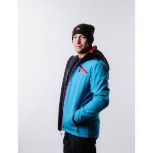 Pánska lyžiarska softshellová bunda - AUTHORITY-SJ-GEMINUS_blue Modrá XL