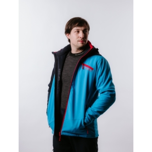 Pánska lyžiarska softshellová bunda - AUTHORITY-SJ-GEMINUS_blue Modrá XL 1