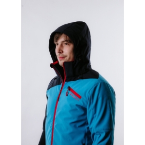 Pánska lyžiarska softshellová bunda - AUTHORITY-SJ-GEMINUS_blue Modrá XL 2