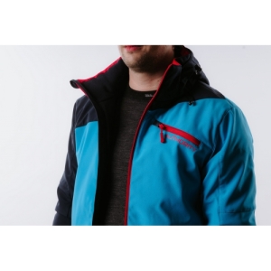 Pánska lyžiarska softshellová bunda - AUTHORITY-SJ-GEMINUS_blue Modrá XL 4