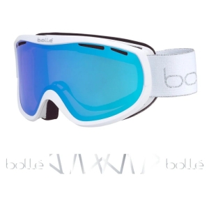 Lyžiarske okuliare - BOLLE-SIERRA-WHITE & SILVER SHINY-AURORA Biela S/M 2021 1