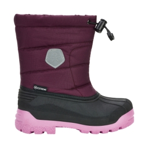 Detské vysoké zimné topánky - COLOR KIDS-Boots melange WP potent purple Fialová 33