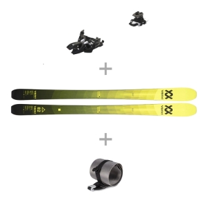 Skialp lyže - VOLKL-RISE UP 82 + SKINS + ALPINIST 10, black/titanium + brake Al Žltá 170 cm 22/23