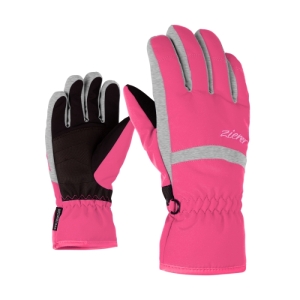 Juniorské lyžiarske rukavice - ZIENER-LEJANO AS(R) glove junior Pink Ružová 5,5