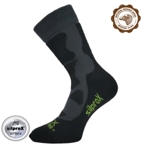 Turistické ponožky - VOXX-Etrex-Dark grey Šedá 39/42 1
