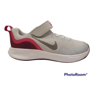 Detská rekreačná obuv - NIKE-WearAllDay K pure platinum/smoke grey/pink prime Šedá 33,5 1