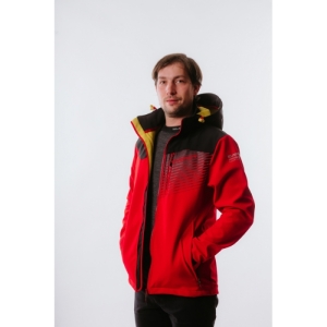 Turistická softshellová bunda s kapucňou - EVERETT-PROTECT_red Červená 3XL 2022