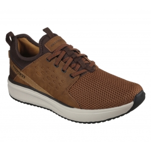 Pánska rekreačná obuv - SKECHERS-Crowder Colton light brown Hnedá 45