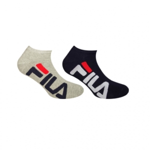 Ponožky - FILA-F9199 INVISIBLE SOCKS 2 PACK-189 NAVY/GREY Mix 39/42