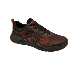 Pánska športová obuv (tréningová) - ANTA-Haiman black/fluorescent red Čierna 45
