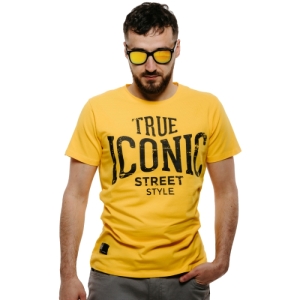 Pánske tričko s krátkym rukávom - AUTHORITY-T-ICONIC yellow Žltá XXL