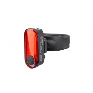 Svetlo na bicykel - FORCE-PILL 12 LM, 3 x LED, USB Čierna 1