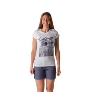 Dámske turistické tričko s krátkym rukávom - NORTHFINDER-JAZMINE -TR-4818OR-377-white Biela XL
