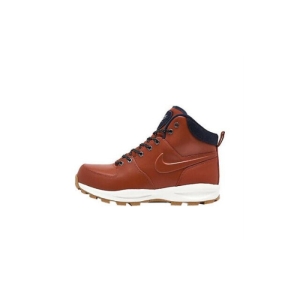 Pánska vychádzková obuv - NIKE-Manoa Leather SE rugged orange/armory navy Červená 45 1