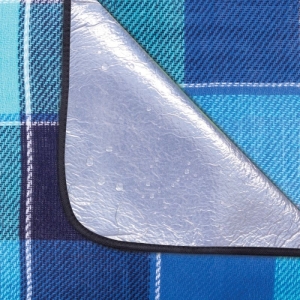 Pikniková deka - SPOKEY-PICNIC FLANNEL 150 x 180 cm Modrá 150/180 cm 2