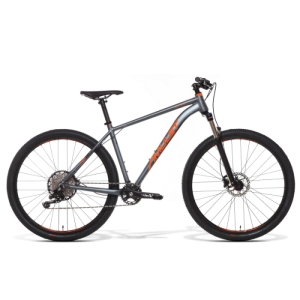 Horský bicykel - AMULET-29 Rival 6.0 SH, black matt/orange, 2023 Čierna 29" L