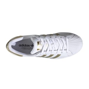 Dámska vychádzková obuv - ADIDAS ORIGINALS-Superstar cloud white/gold metallic/cloud white Biela 40 2/3 2