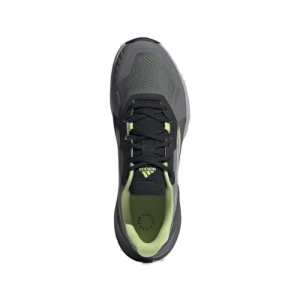 Pánska bežecká trailová obuv - ADIDAS-Terrex Soulstride grey four/grey two/pulse lime Šedá 46 3