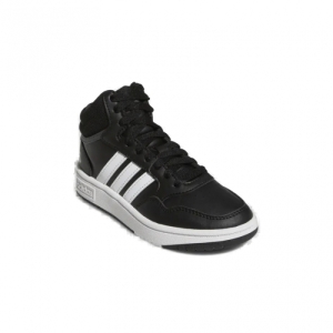 Juniorská rekreačná obuv - ADIDAS-Hoops Mid 3.0 K core black/cloud white/grey six Čierna 35,5