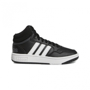 Juniorská rekreačná obuv - ADIDAS-Hoops Mid 3.0 K core black/cloud white/grey six Čierna 35,5 1