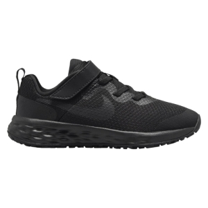 Detská športová obuv (tréningová) - NIKE-Revolution 6 black/black/dark smoke grey Čierna 35