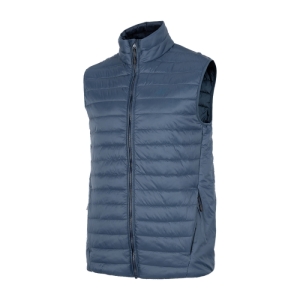 Pánska vesta - 4F-MENS JACKET  KUMP001-30S-DARK BLUE Modrá S 1