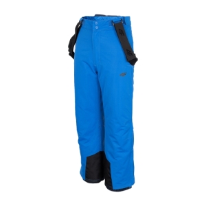 Chlapčenské lyžiarske nohavice - 4F-BOYS SKI TROUSERS JSPMN001-33S-BLUE Modrá 164 2