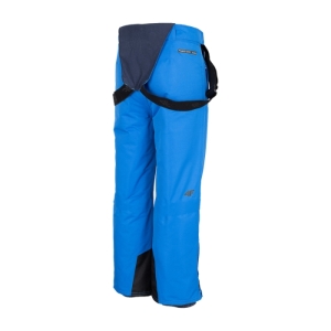 Chlapčenské lyžiarske nohavice - 4F-BOYS SKI TROUSERS JSPMN001-33S-BLUE Modrá 164 3