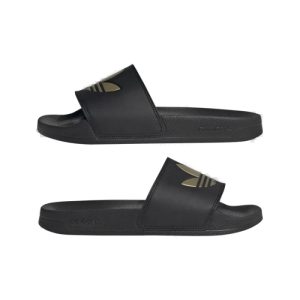 Dámske šlapky (plážová obuv) - ADIDAS ORIGINALS-Adilette Lite core black/core black/matte gold Čierna 42 4