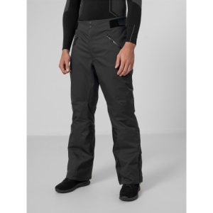 Pánske lyžiarske nohavice - 4F-MENS SKI TROUSERS SPMN006-20S-DEEP BLACK Čierna XXL