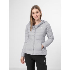 Dámska turistická bunda - 4F-WOMENS JACKET KUDP017-34S-LIGHT BLUE Modrá XL