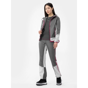 Dámske nohavice na skialp - 4F-WOMENS FUNCTIONAL TROUSERS SPDTR063-22S-ANTHRACITE Šedá XS 2