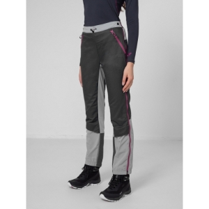 Dámske nohavice na skialp - 4F-WOMENS FUNCTIONAL TROUSERS SPDTR063-22S-ANTHRACITE Šedá XS 4