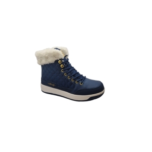 Dámske členkové zimné topánky - AUTHORITY-Melani blue Modrá 42