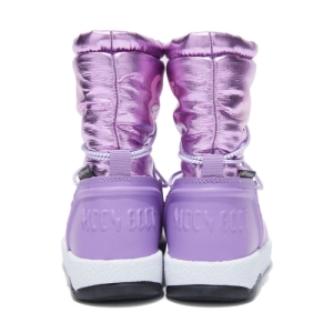 Dievčenské členkové zimné topánky - MOON BOOT-Girl Boot Met Jr pink Ružová 37 2