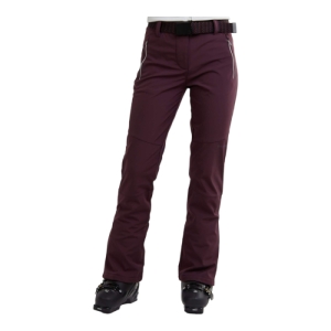 Dámske lyžiarske softshellové nohavice - FUNDANGO-Galena Softshell Pants-398-aubergine Fialová XL