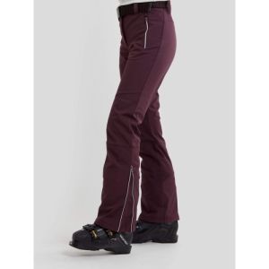 Dámske lyžiarske softshellové nohavice - FUNDANGO-Galena Softshell Pants-398-aubergine Fialová XL 2