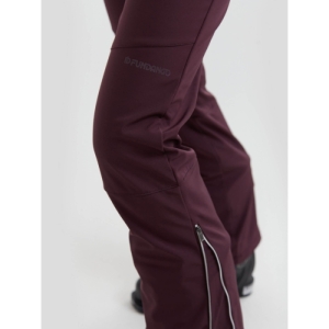 Dámske lyžiarske softshellové nohavice - FUNDANGO-Galena Softshell Pants-398-aubergine Fialová XL 4
