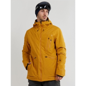 Pánska lyžiarska bunda - FUNDANGO-Decatur Jacket-261-mango melange Oranžová XXL 1