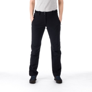 Dámske turistické softshellové nohavice - NORTHFINDER-BERNICE-269-black Čierna XL
